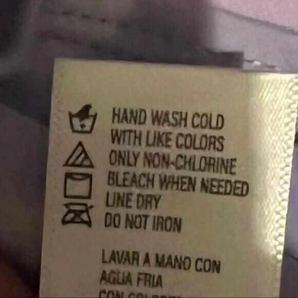 California Waves Juniors Tie-Dyed High-Waist Swim Bottoms Purple Large NWT - Picture 7 of 8